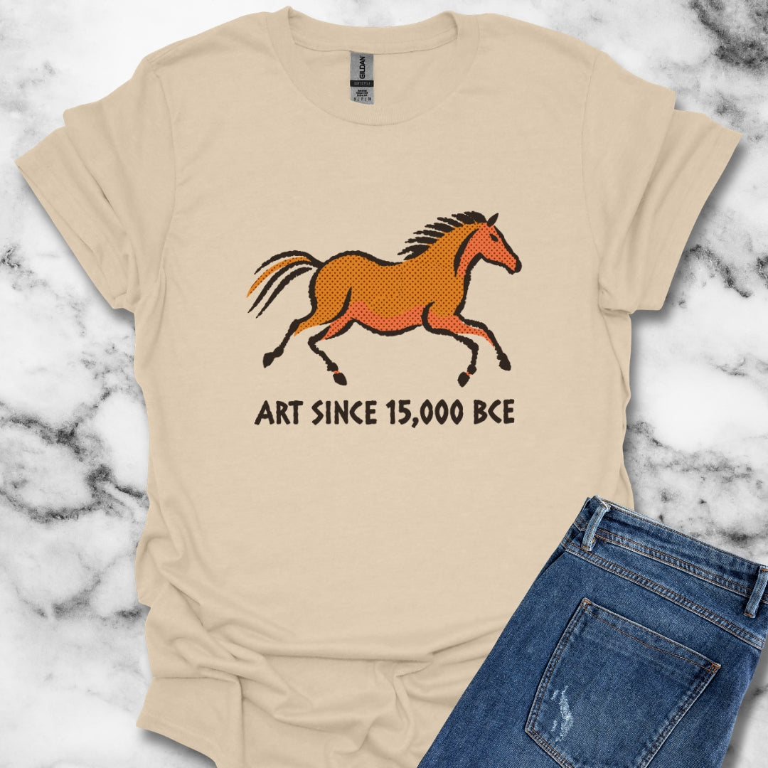 Lascaux Horse Art Since 15000 BCE T-Shirt