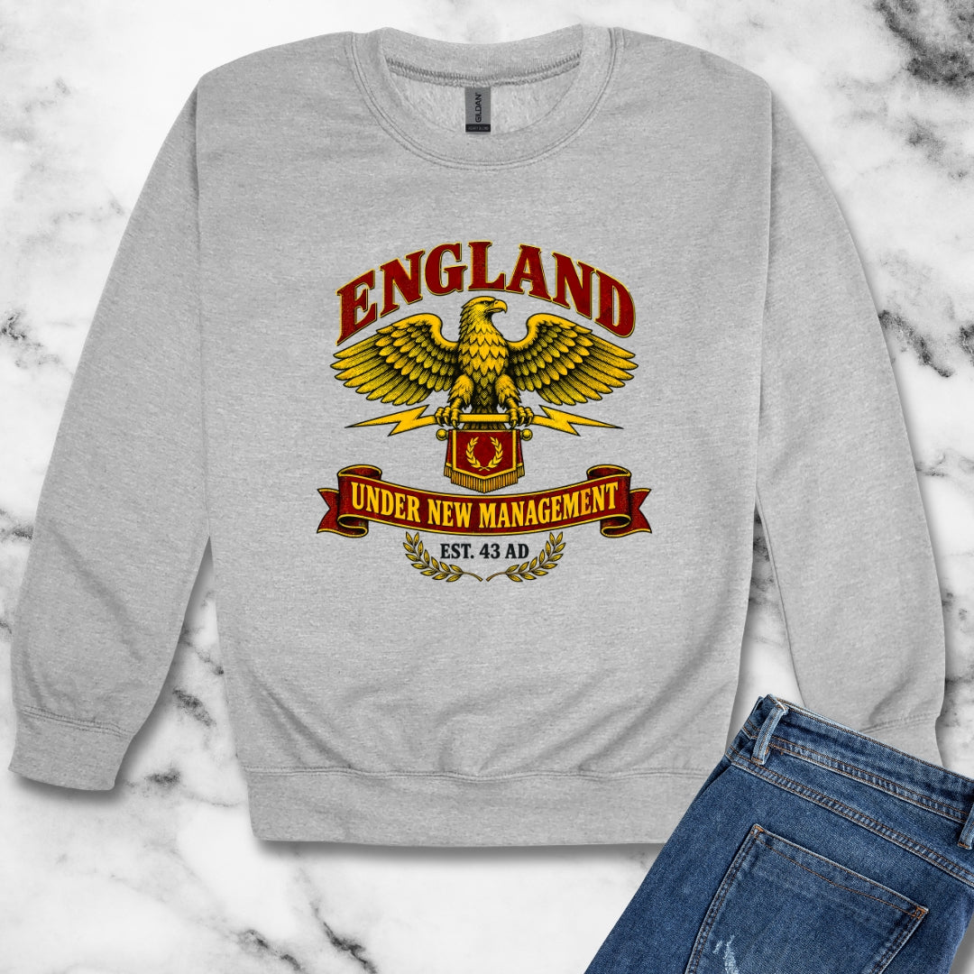 England Under New Management Unisex Heavy Crewneck Sweatshirt