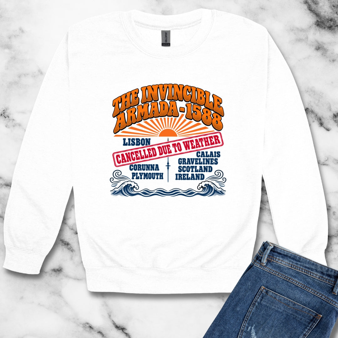 Invincible Armada Tour Dates Unisex Heavy Crewneck Sweatshirt