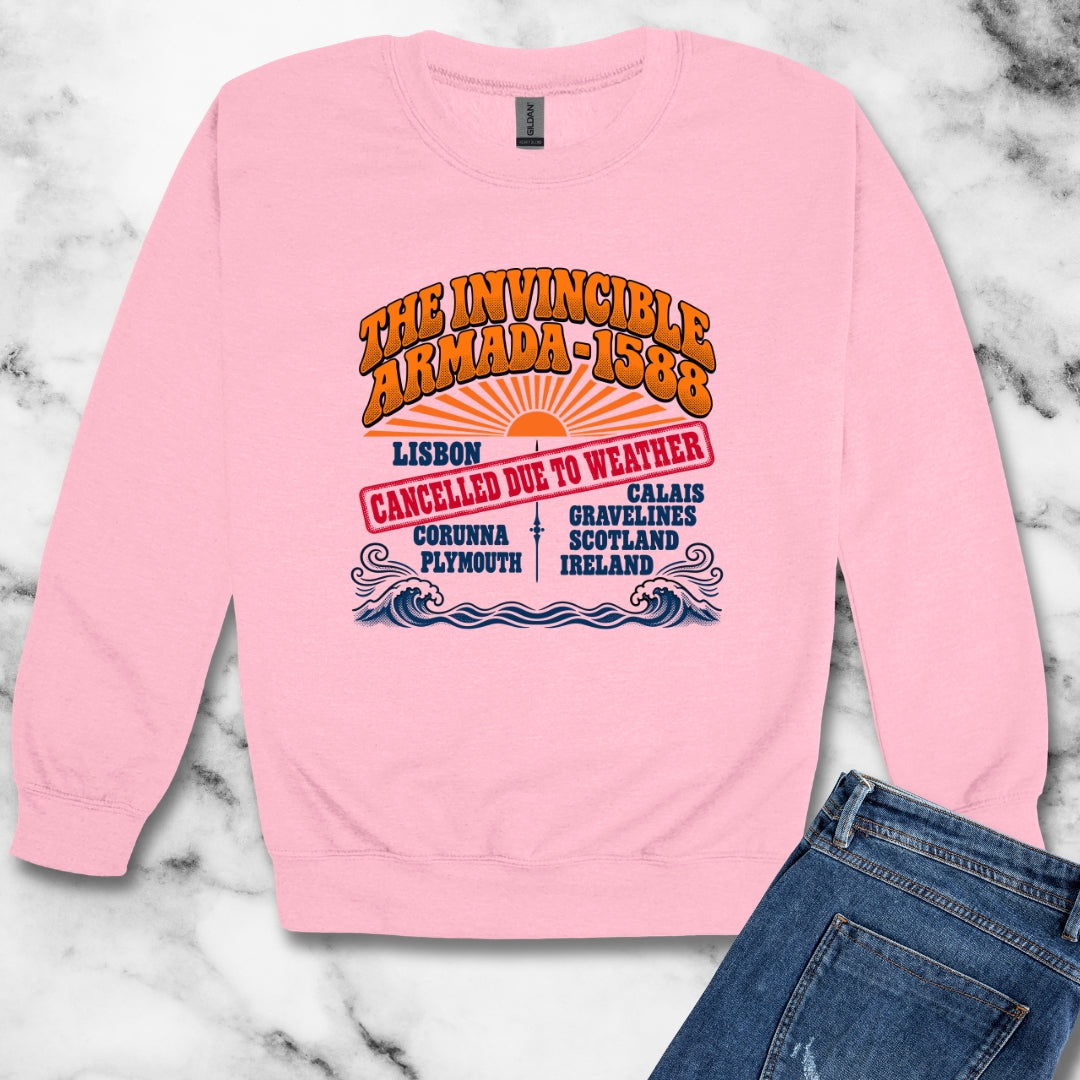 Invincible Armada Tour Dates Unisex Heavy Crewneck Sweatshirt