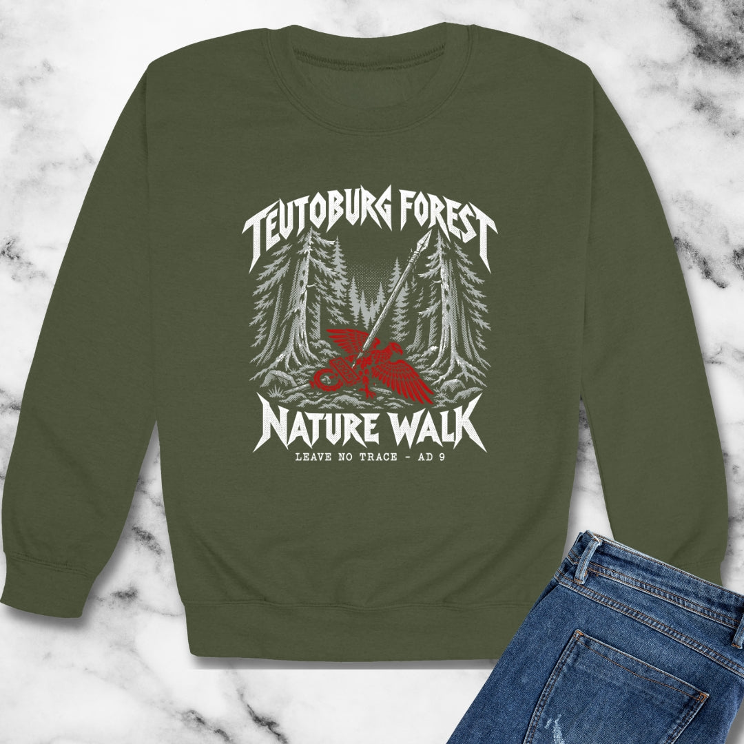Teutoburg Broken Aquila Unisex Heavy Crewneck Sweatshirt