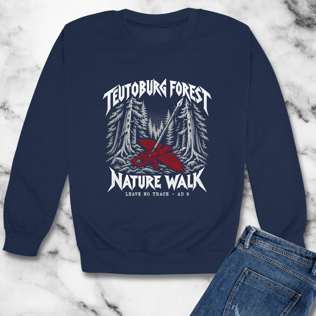 Teutoburg Broken Aquila Unisex Heavy Crewneck Sweatshirt
