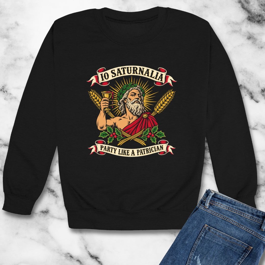 Io Saturnalia Party Like A Patrician Unisex Heavy Crewneck Sweatshirt