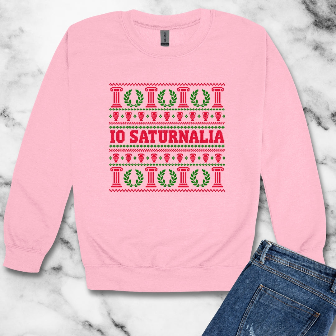 Io Saturnalia Ugly Sweater Unisex Heavy Crewneck Sweatshirt