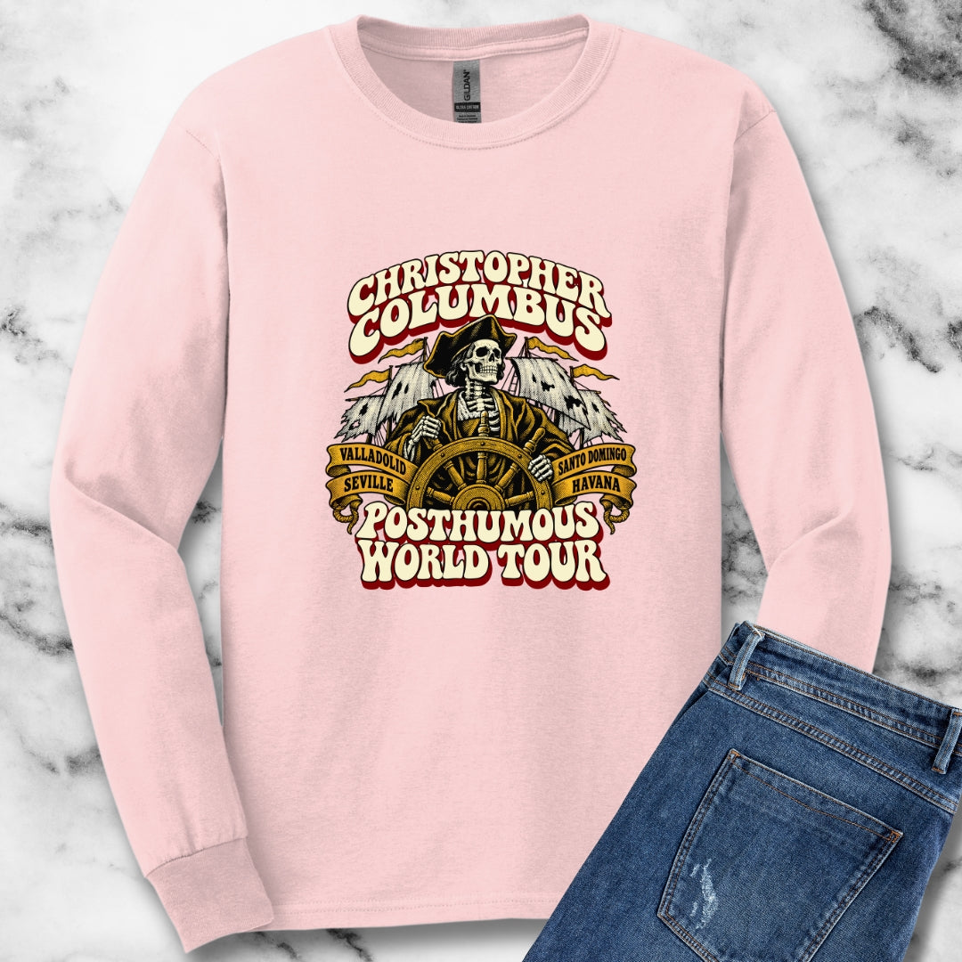 Columbus Posthumous World Tour Unisex Long Sleeve Tee
