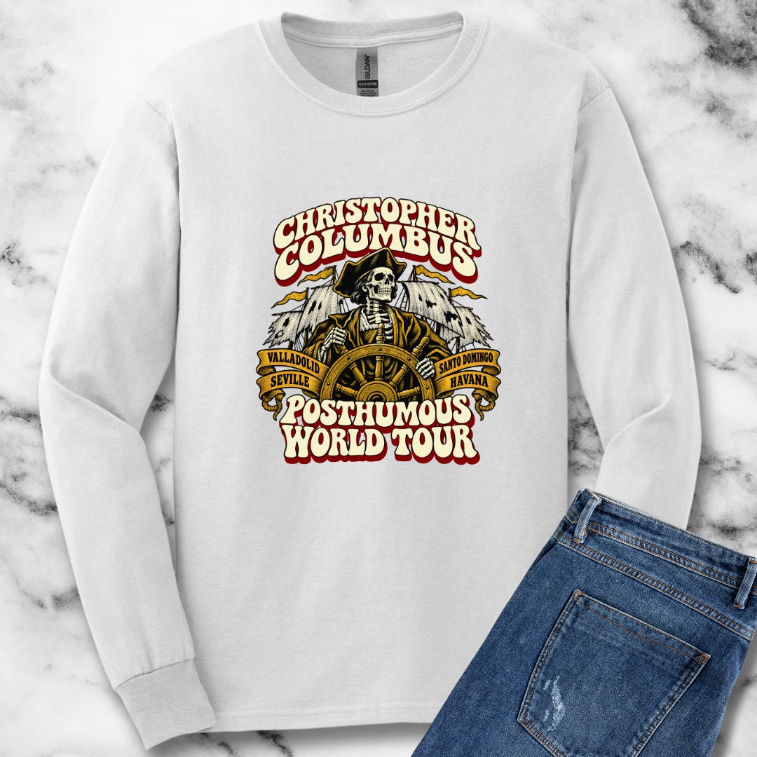 Columbus Posthumous World Tour Unisex Long Sleeve Tee
