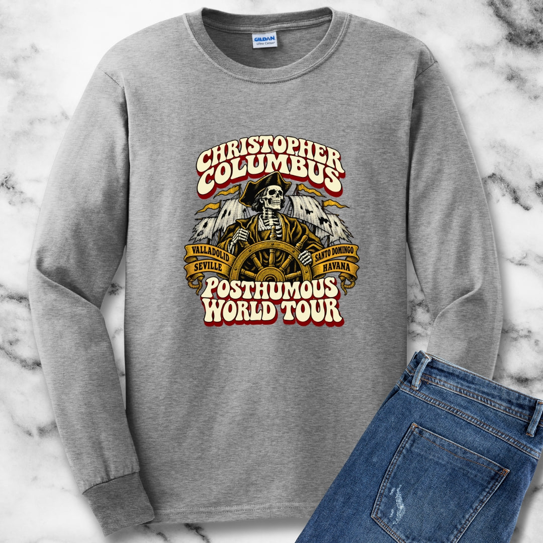 Columbus Posthumous World Tour Unisex Long Sleeve Tee