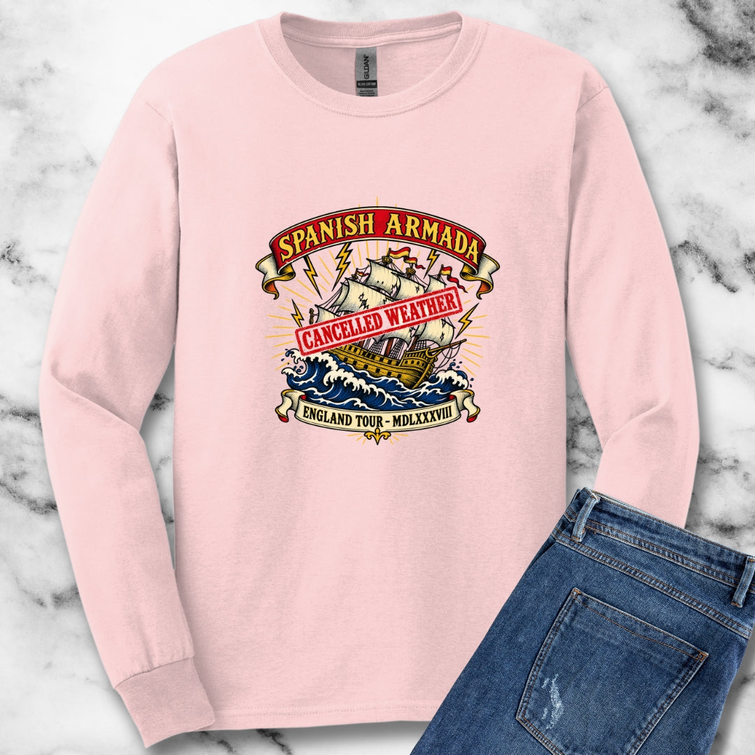 Spanish Armada Cancelled Unisex Long Sleeve Tee