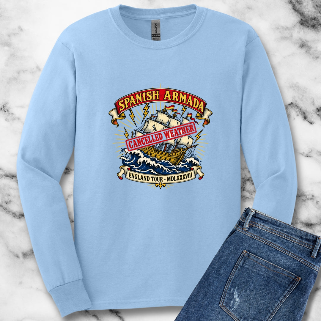 Spanish Armada Cancelled Unisex Long Sleeve Tee