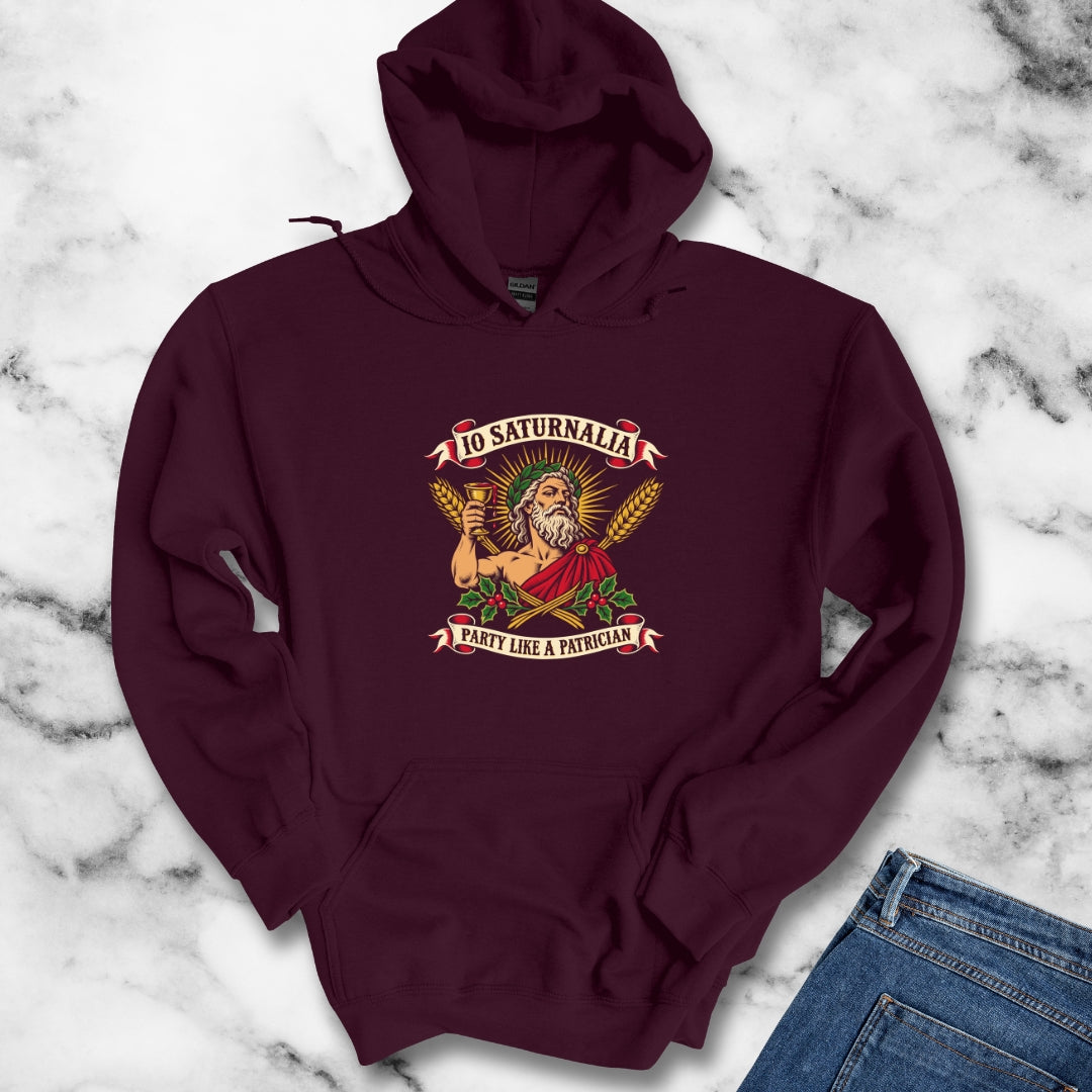 Io Saturnalia Party Like A Patrician Hoodie