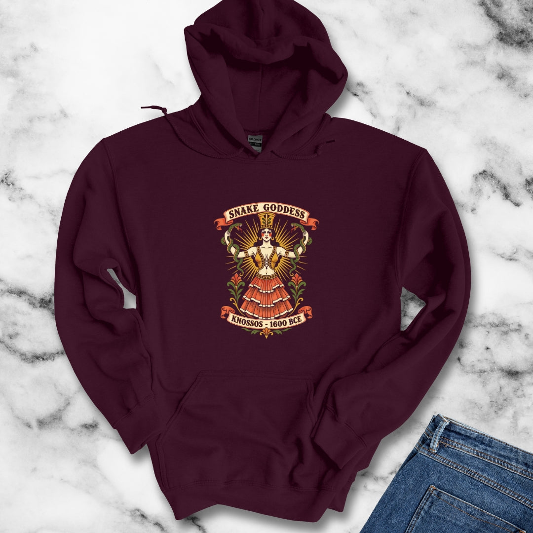 Snake Goddess Knossos Hoodie