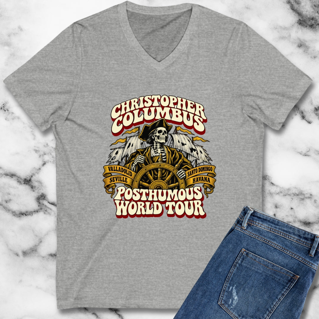 Columbus Posthumous World Tour V-neck