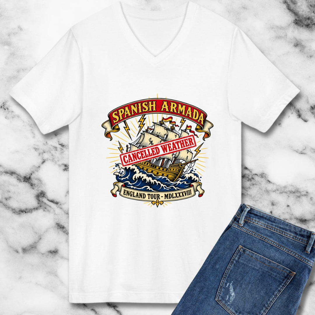 Spanish Armada Cancelled V-neck