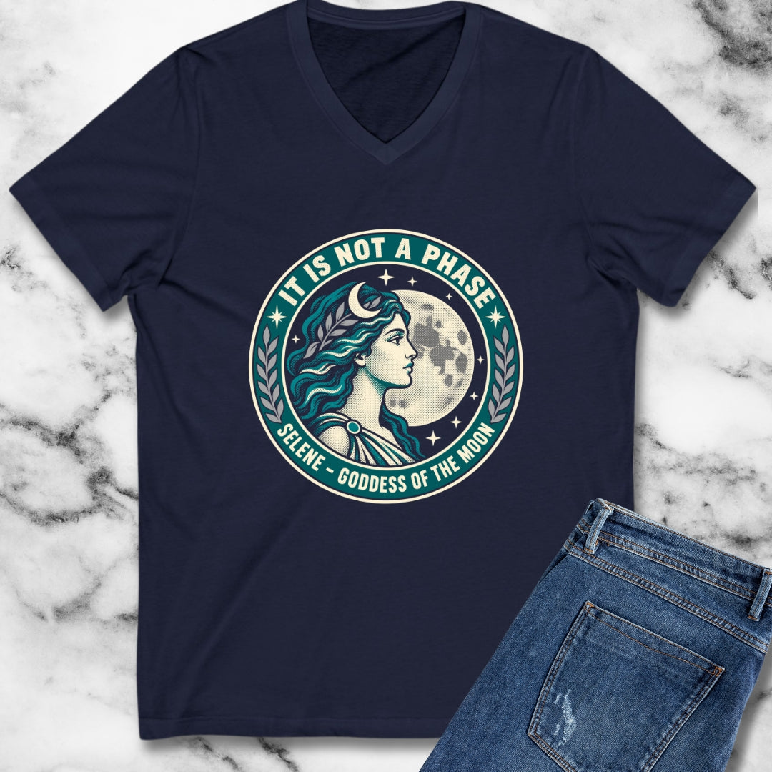 Selene Goddess of the Moon V-Neck