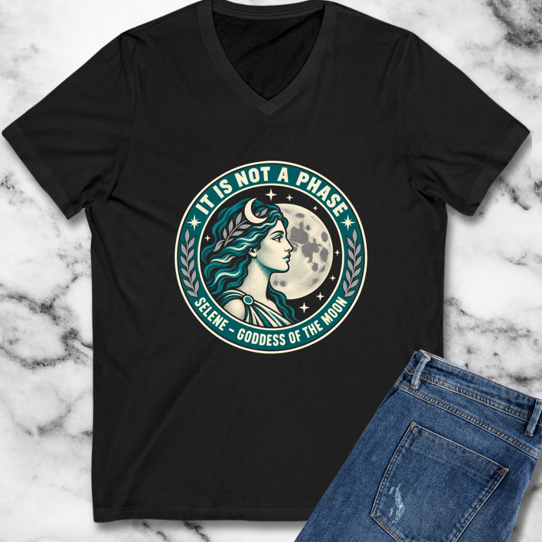 Selene Goddess of the Moon V-Neck