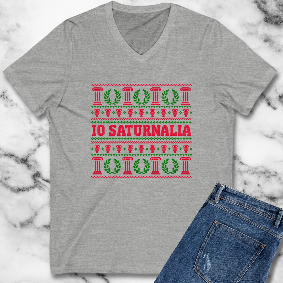 Io Saturnalia Ugly Sweater V-neck