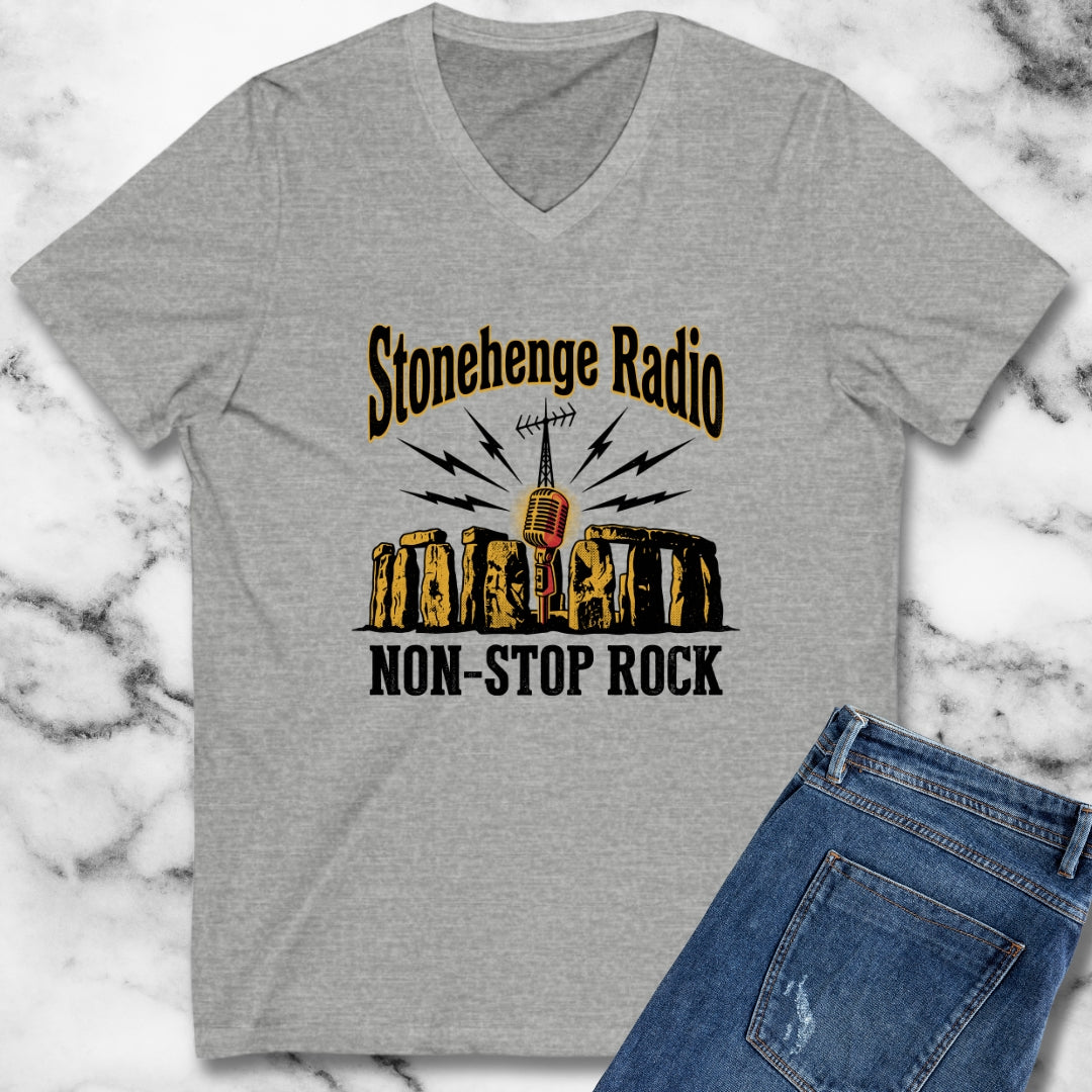 Stonehenge Radio Non-Stop Rock V-neck