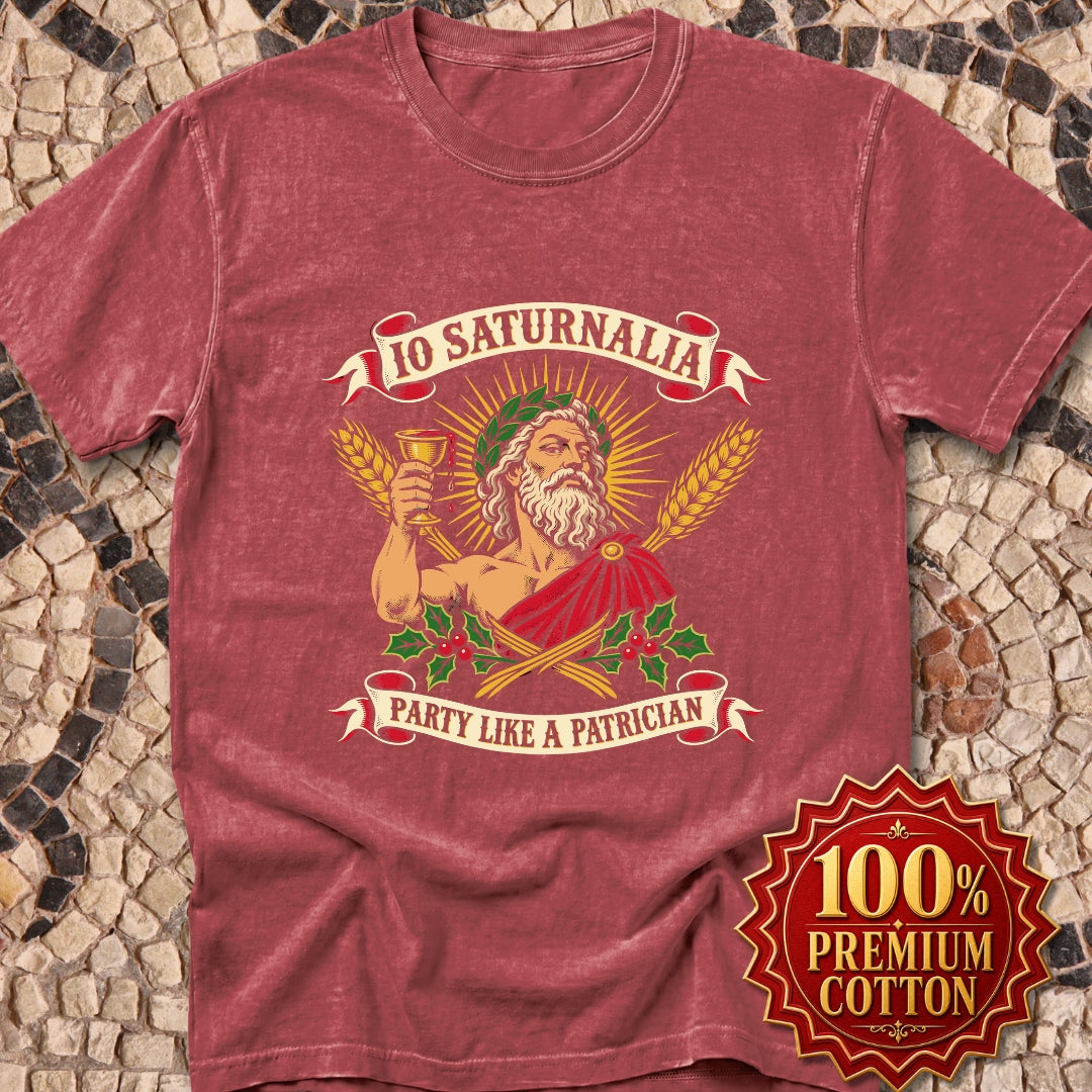 Io Saturnalia Party Like A Patrician Premium Tee