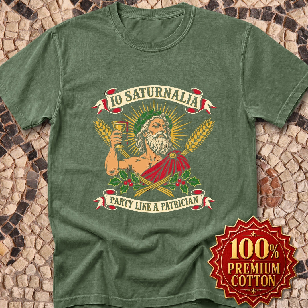 Io Saturnalia Party Like A Patrician Premium Tee