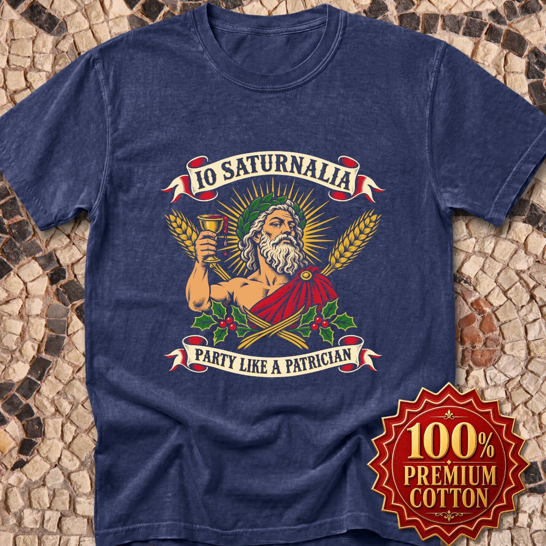 Io Saturnalia Party Like A Patrician Premium Tee
