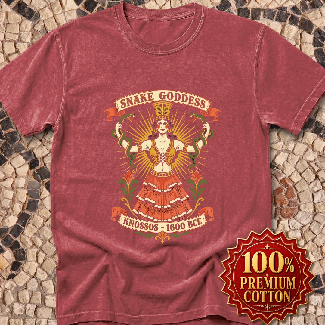 Snake Goddess Knossos Premium Tee