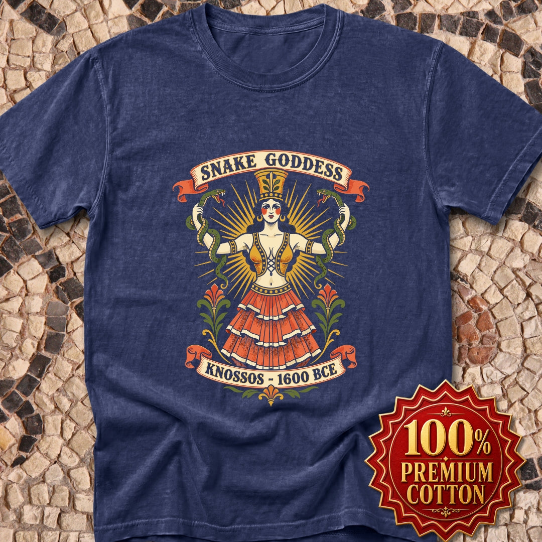 Snake Goddess Knossos Premium Tee