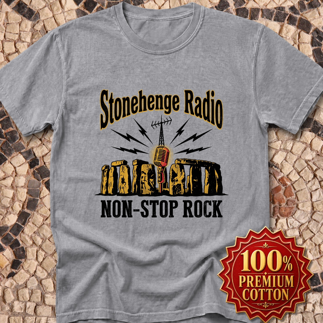 Stonehenge Radio Non-Stop Rock Premium Tee
