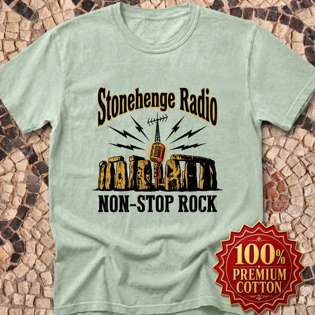 Stonehenge Radio Non-Stop Rock Premium Tee