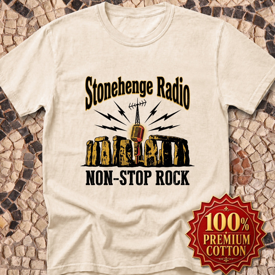 Stonehenge Radio Non-Stop Rock Premium Tee