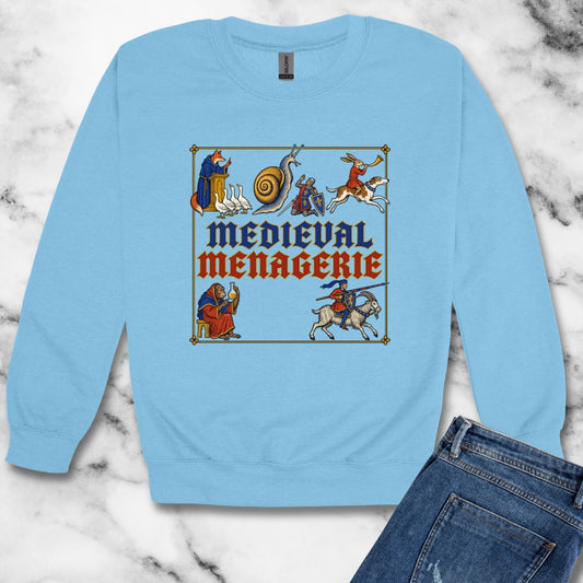 Medieval Menagerie Inversus Unisex Heavy Crewneck Sweatshirt