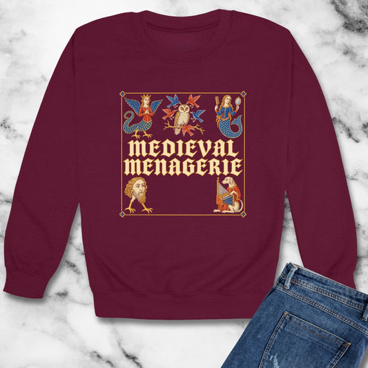 Medieval Menagerie Babewyns Unisex Heavy Crewneck Sweatshirt