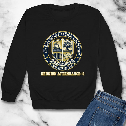 Roanoke Colony Alumni Association Unisex Heavy Crewneck Sweatshirt