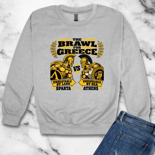 Brawl For Greece Unisex Heavy Crewneck Sweatshirt