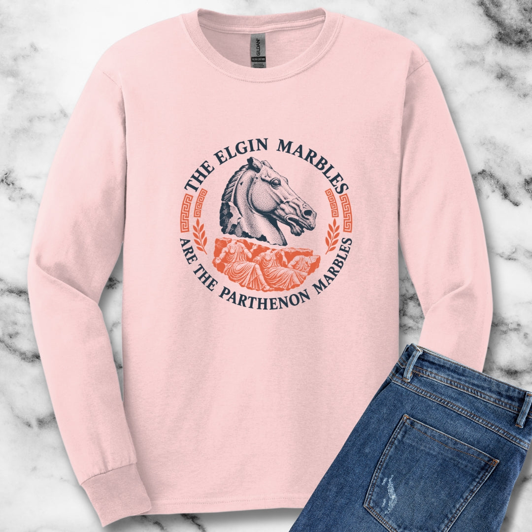 Elgin Marbles Are Parthenon Marbles Unisex Long Sleeve Tee