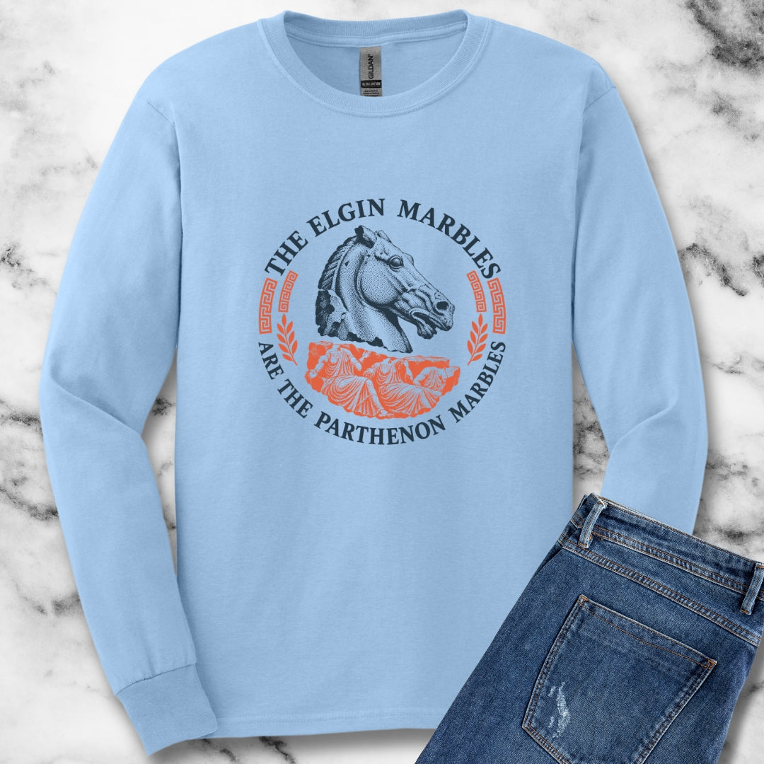 Elgin Marbles Are Parthenon Marbles Unisex Long Sleeve Tee
