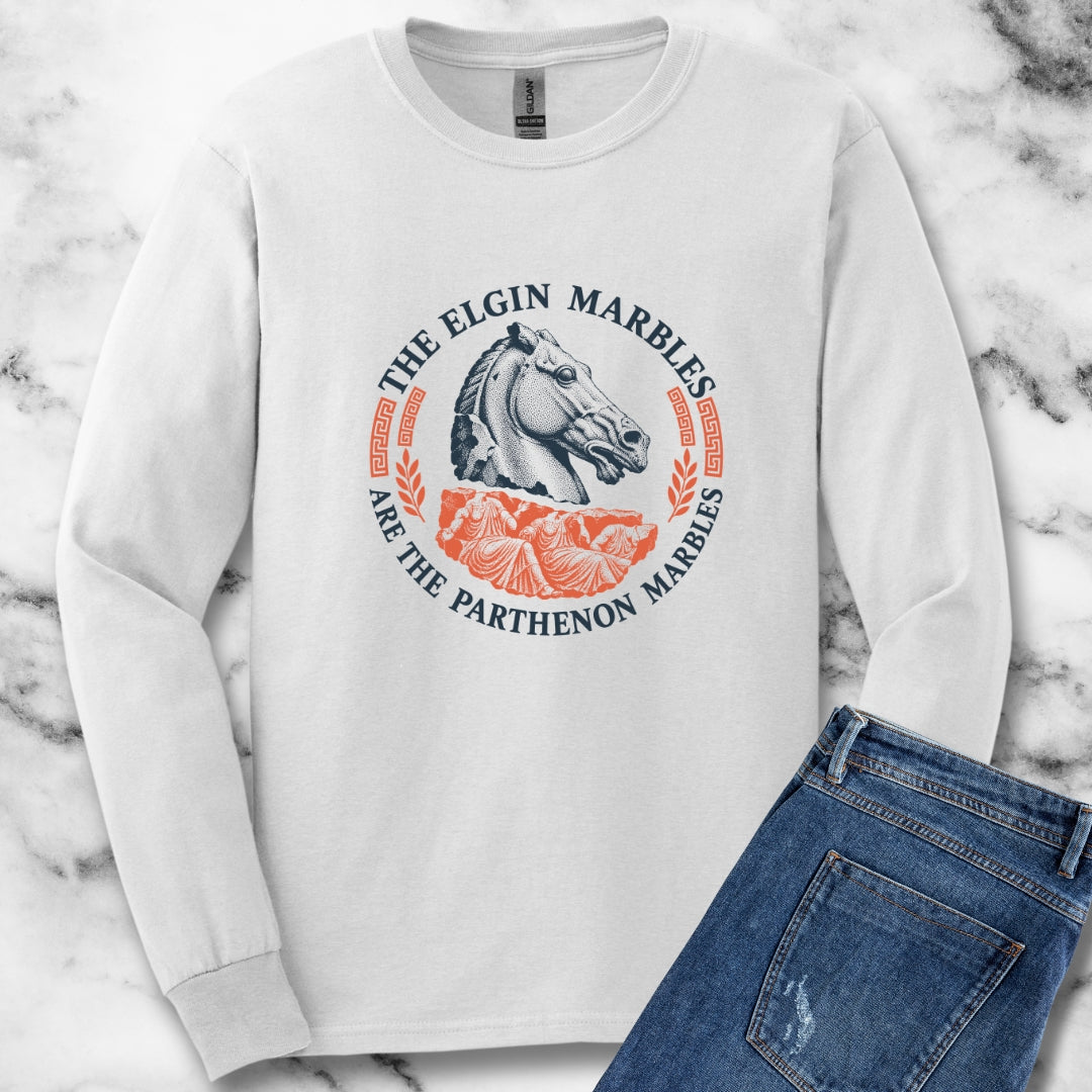 Elgin Marbles Are Parthenon Marbles Unisex Long Sleeve Tee