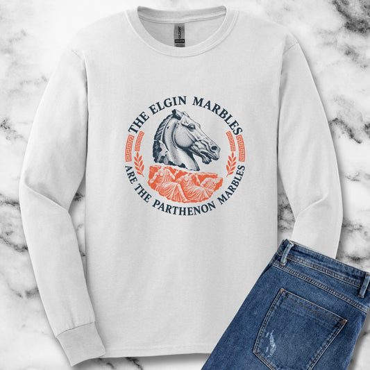 Elgin Marbles Are Parthenon Marbles Unisex Long Sleeve Tee
