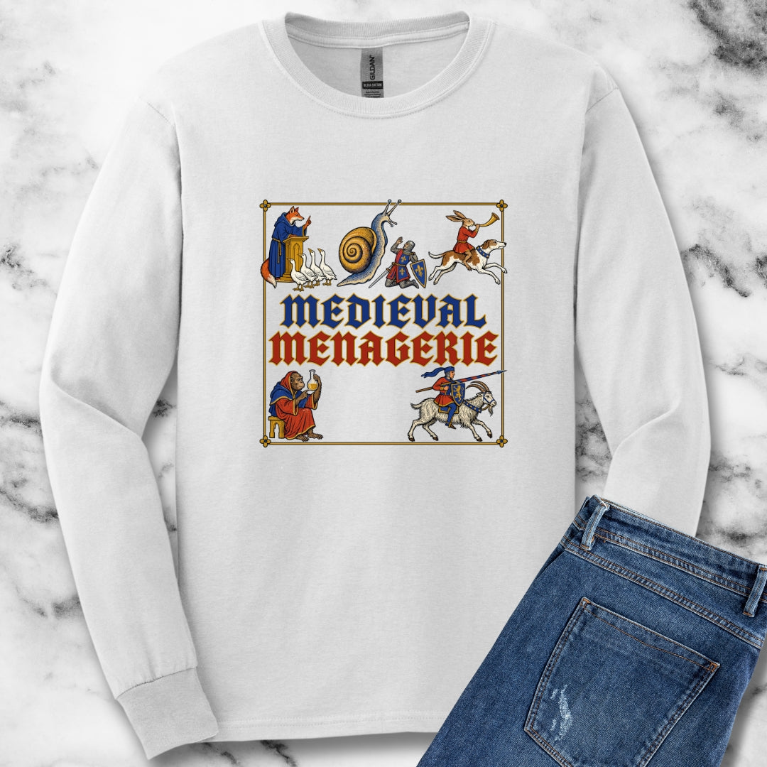 Medieval Menagerie Inversus Unisex Long Sleeve Tee