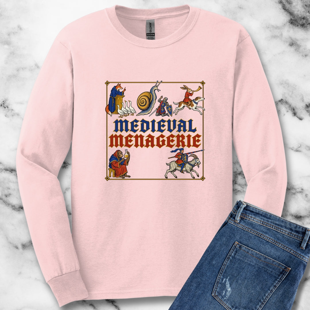 Medieval Menagerie Inversus Unisex Long Sleeve Tee
