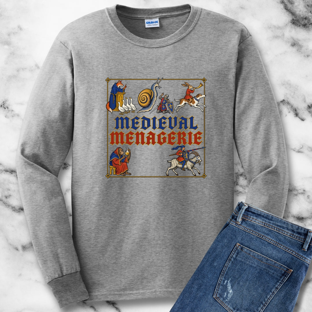 Medieval Menagerie Inversus Unisex Long Sleeve Tee