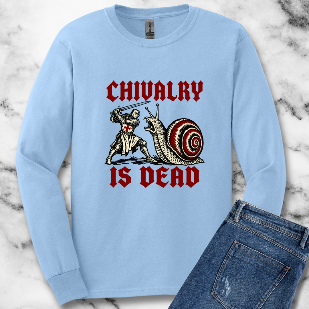 Chivalry Is Dead Unisex Long Sleeve Tee