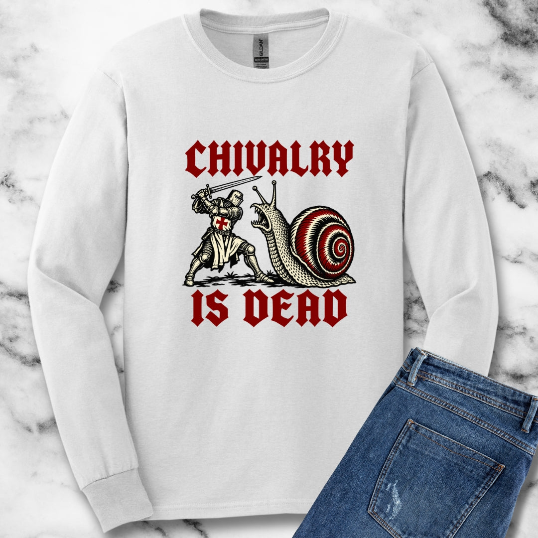 Chivalry Is Dead Unisex Long Sleeve Tee