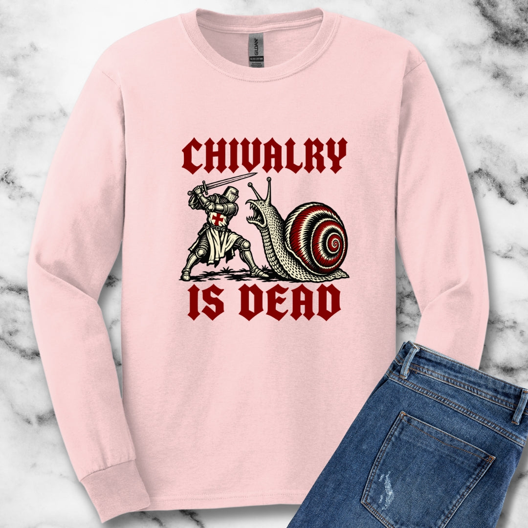 Chivalry Is Dead Unisex Long Sleeve Tee