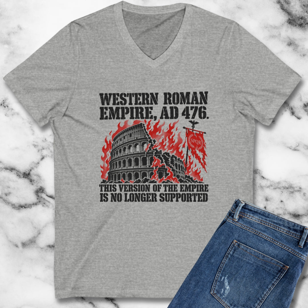Western Roman Empire No Longer Supported V-neck