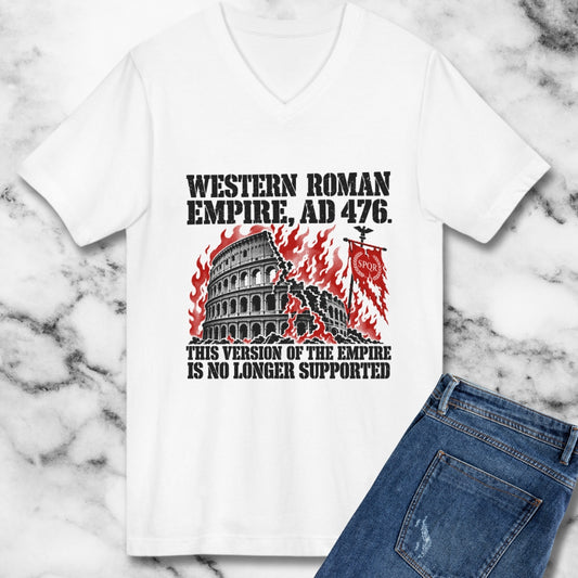 Western Roman Empire No Longer Supported V-neck