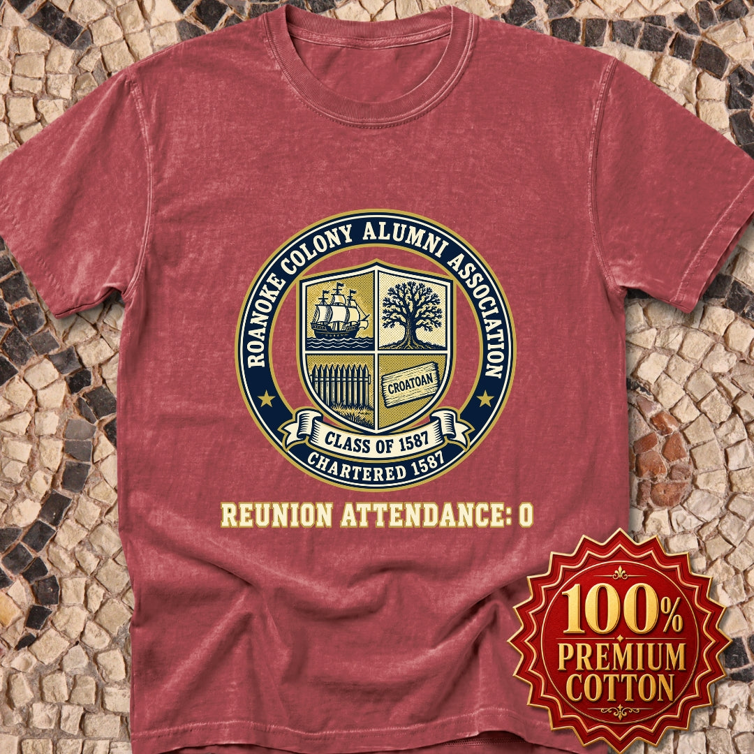 Roanoke Colony Alumni Association Premium Tee