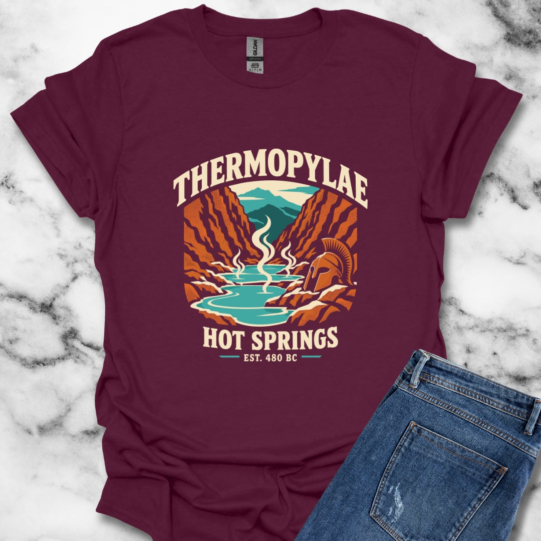 Thermopylae Hot Springs Badge T-Shirt