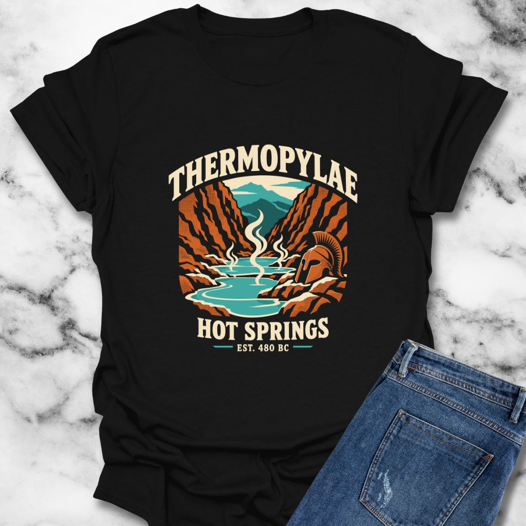 Thermopylae Hot Springs Badge T-Shirt