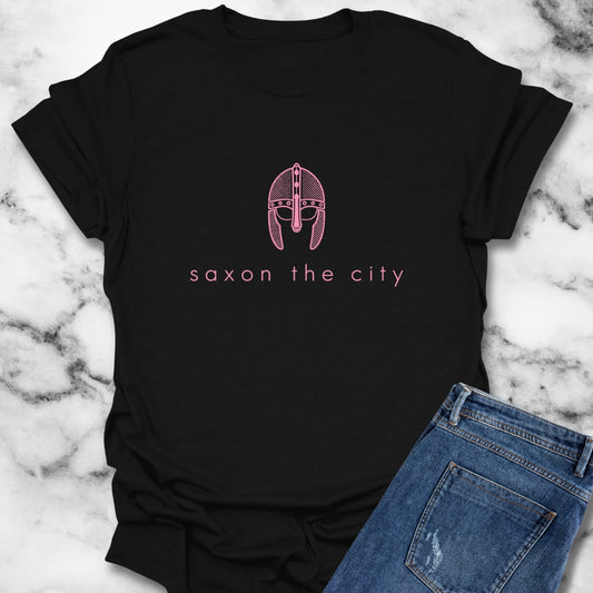 Saxon The City Logo Parody T-Shirt
