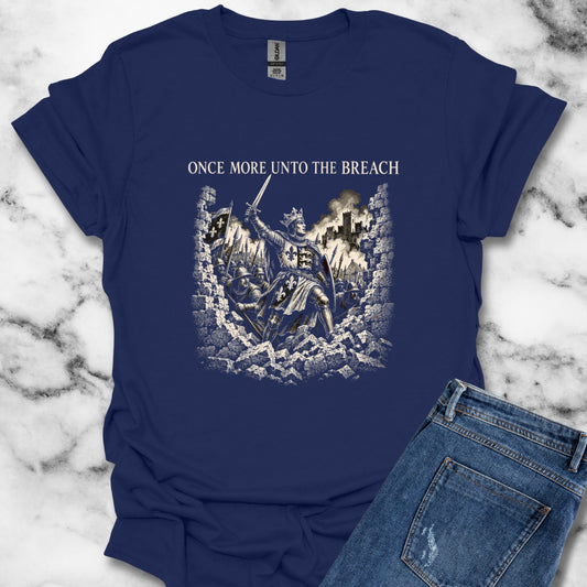 Henry V Unto The Breach Engraving T-Shirt